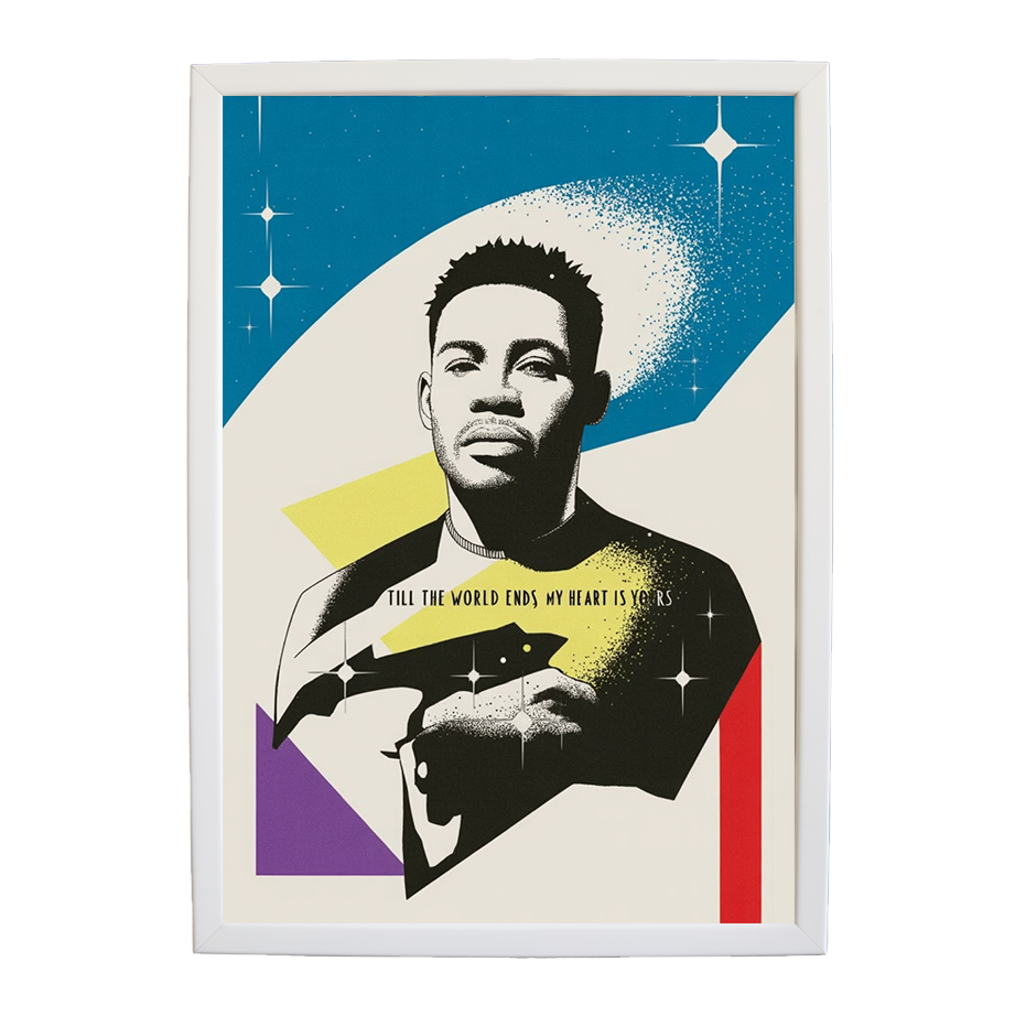 Adam Johnson 'Till The World Ends, My Heart Is Yours' art print #29 — music-inspired wall decor by Music Stag