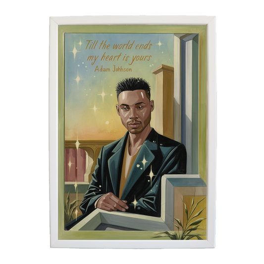 Adam Johnson 'Till The World Ends, My Heart Is Yours' art print #31 — music-inspired wall decor by Music Stag