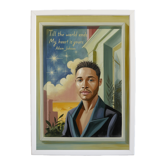 Adam Johnson 'Till The World Ends, My Heart Is Yours' art print #33 — music-inspired wall decor by Music Stag