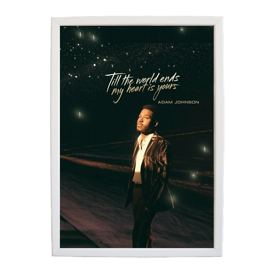 Adam Johnson 'Till The World Ends, My Heart Is Yours' art print #35 — music-inspired wall decor by Music Stag