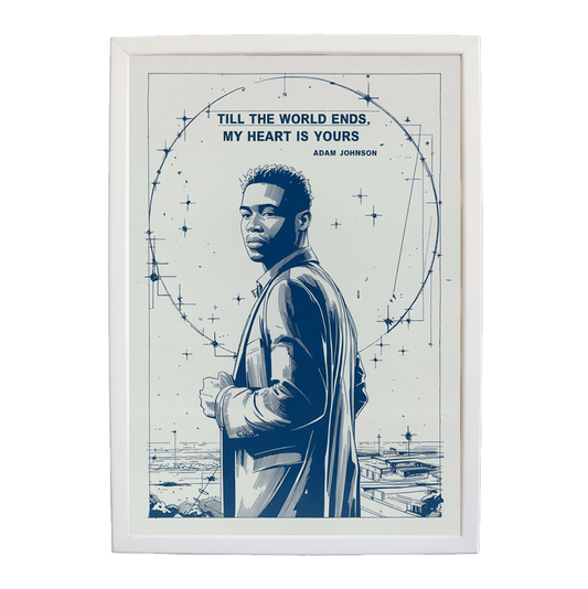 Adam Johnson 'Till The World Ends, My Heart Is Yours' art print #43 — music-inspired wall decor by Music Stag