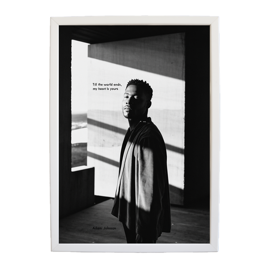 Adam Johnson 'Till The World Ends, My Heart Is Yours' art print #98 — music-inspired wall decor by Music Stag