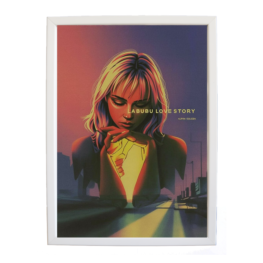 Alpha Golden – Contemporary Music Wall Art – wall art print – Labubu Love Story – synth pop, electronic – Music Stag