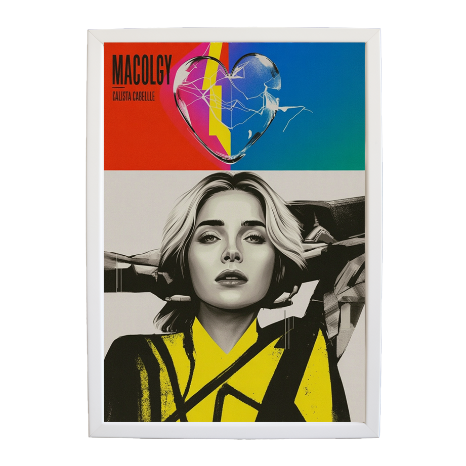 Calista Cabelle – Abstract Music Art – wall art print – Machology – R&B-pop – Music Stag