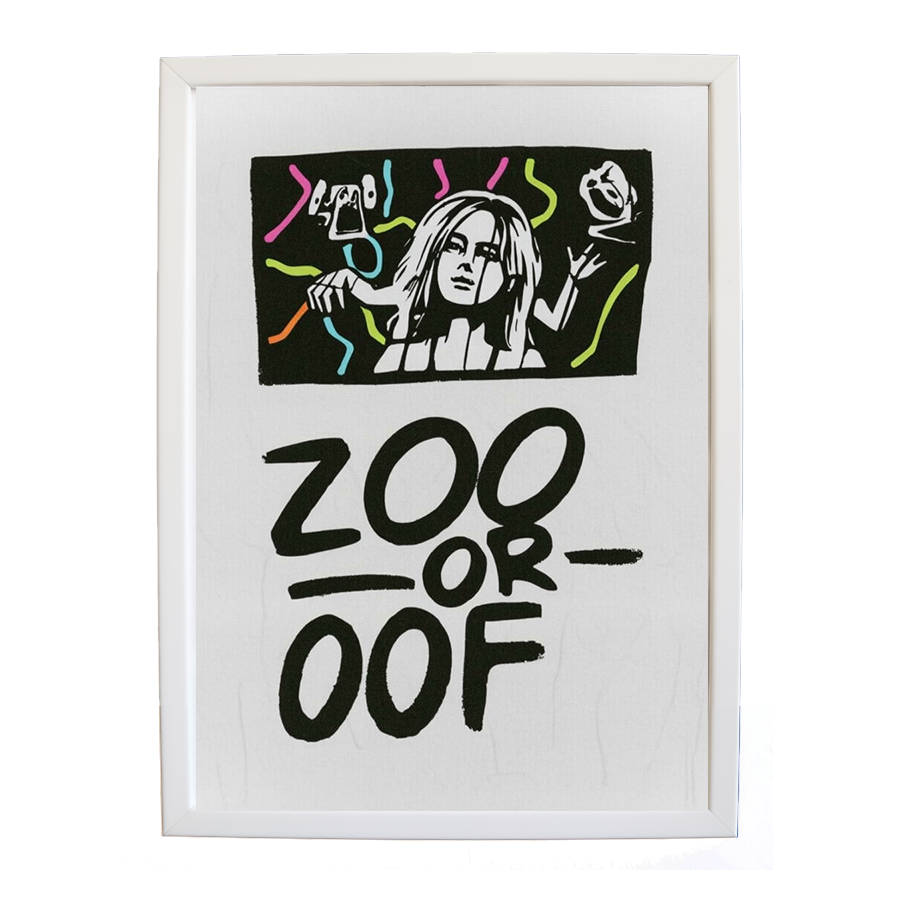 Longan Jar Golden Band Music – Music Art Print – wall art print – Zoo or Oof – pulsing EDM, electronic, dance – Music Stag