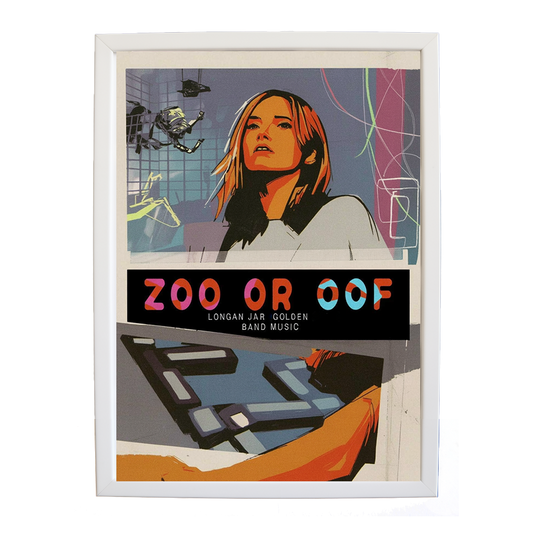 Longan Jar Golden Band Music – Studio Wall Art Print – wall art print – Zoo or Oof – pulsing EDM, electronic, dance – Music Stag