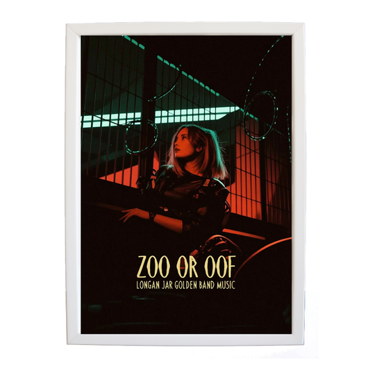 Longan Jar Golden Band Music – Wall Art Print – wall art print – Zoo or Oof – pulsing EDM, electronic, dance – Music Stag