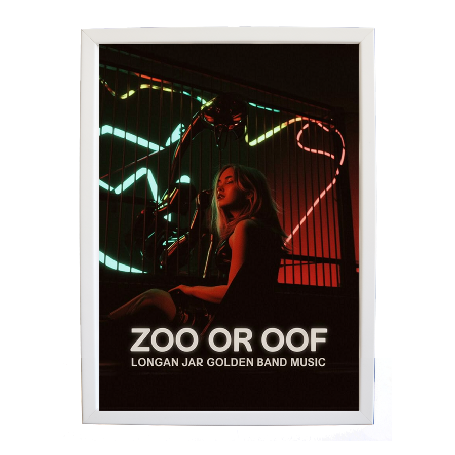 Longan Jar Golden Band Music – Album Art Print – wall art print – Zoo or Oof – pulsing EDM, electronic, dance – Music Stag