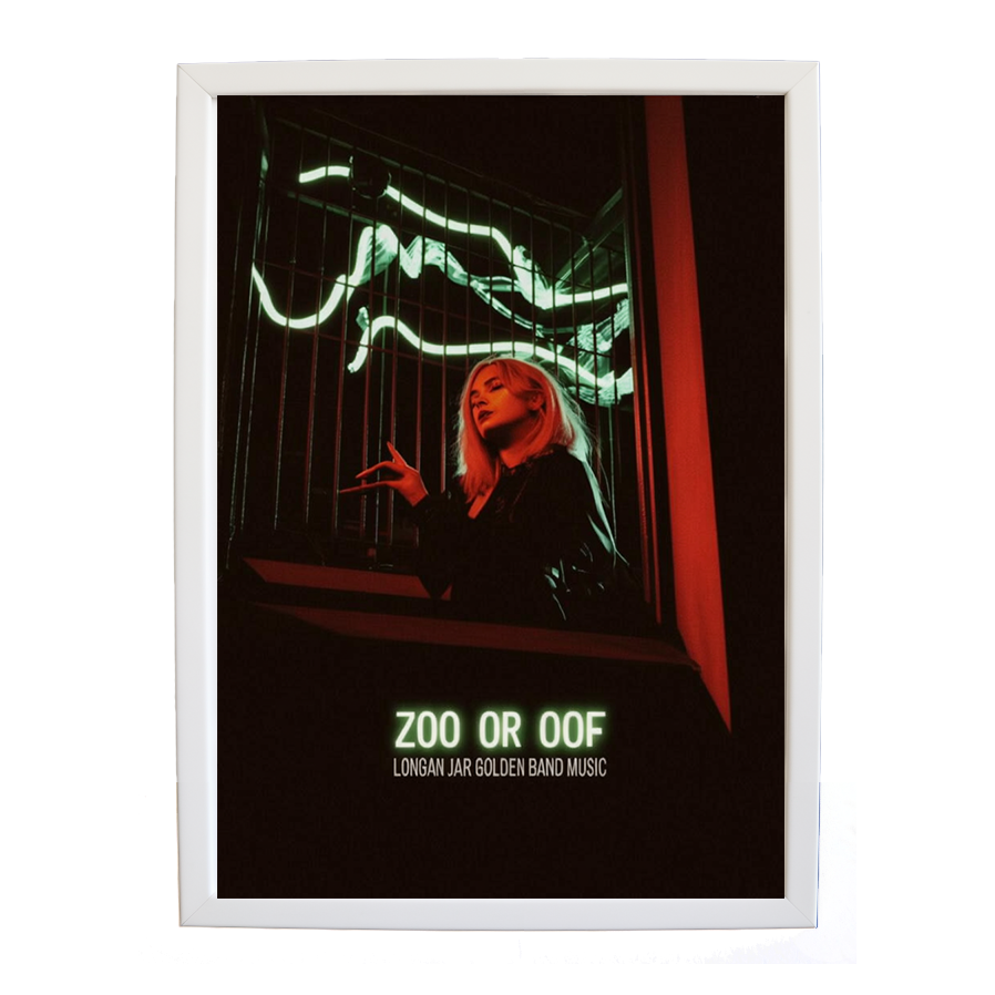 Longan Jar Golden Band Music – Music Room Wall Art – wall art print – Zoo or Oof – pulsing EDM, electronic, dance – Music Stag