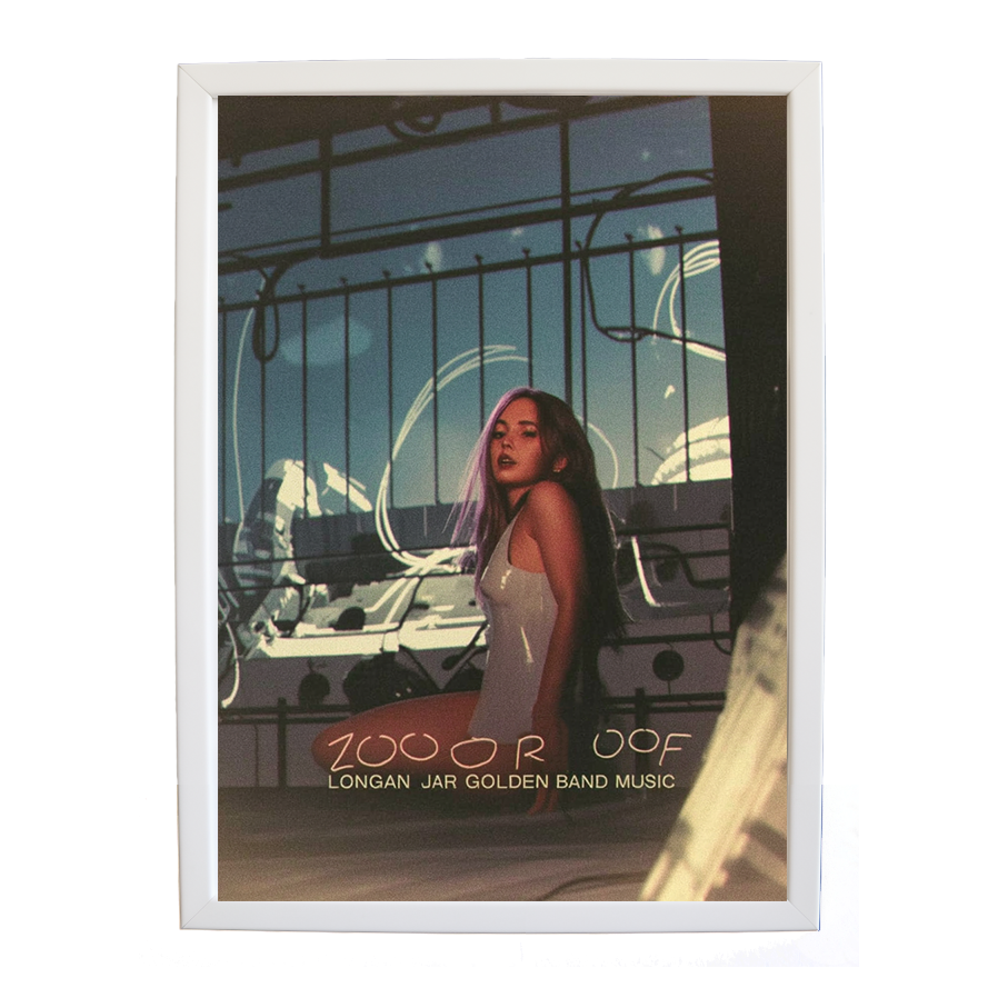 Longan Jar Golden Band Music – Vintage Music Poster – wall art print – Zoo or Oof – pulsing EDM, electronic, dance – Music Stag