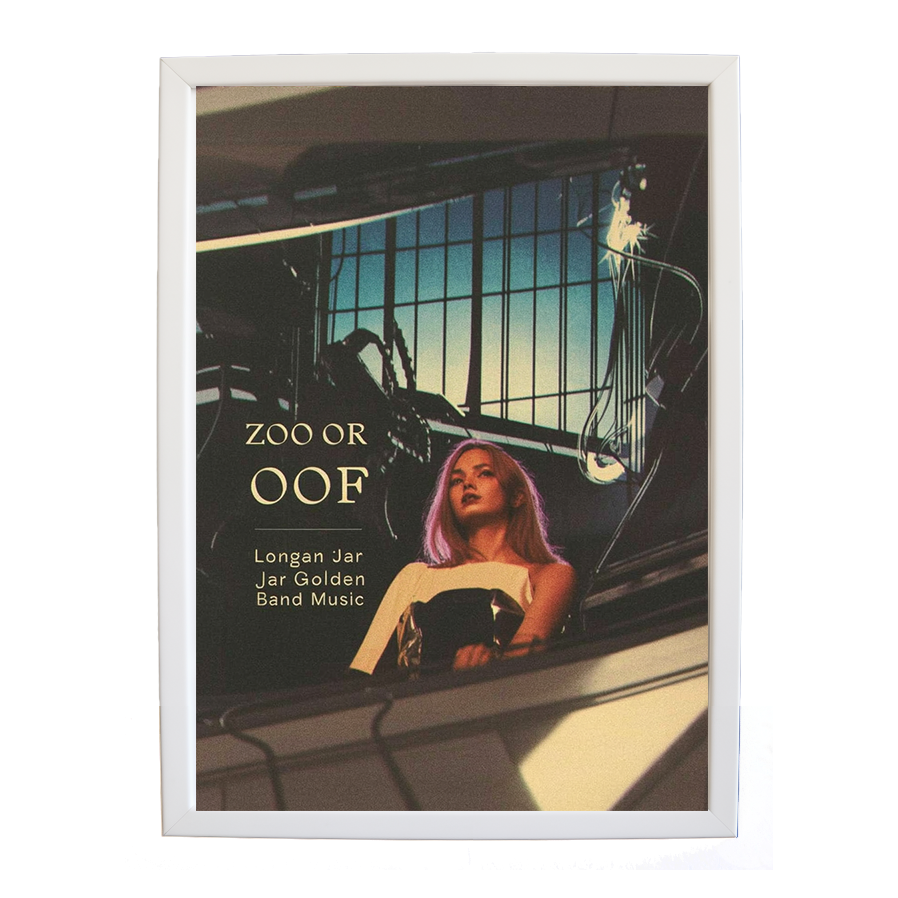 Longan Jar Golden Band Music – Lyric Wall Art Print – wall art print – Zoo or Oof – pulsing EDM, electronic, dance – Music Stag