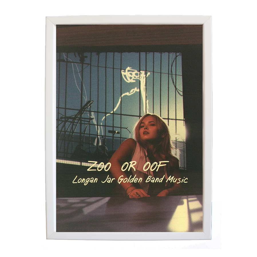 Longan Jar Golden Band Music – Inspirational Music Quote Art – wall art print – Zoo or Oof – pulsing EDM, electronic, dance – Music Stag