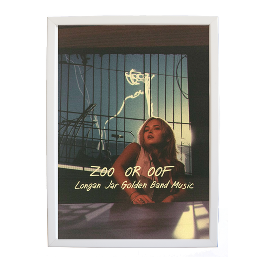 Longan Jar Golden Band Music – Inspirational Music Quote Art – wall art print – Zoo or Oof – pulsing EDM, electronic, dance – Music Stag