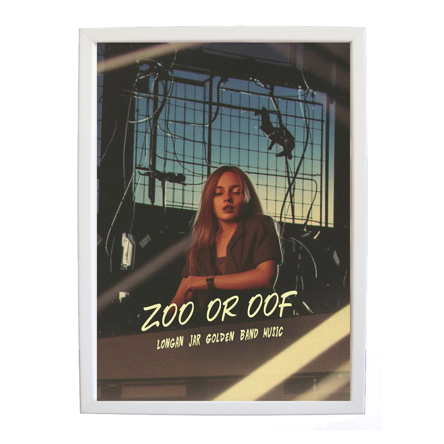 Longan Jar Golden Band Music – Creative Music Art Poster – wall art print – Zoo or Oof – pulsing EDM, electronic, dance – Music Stag