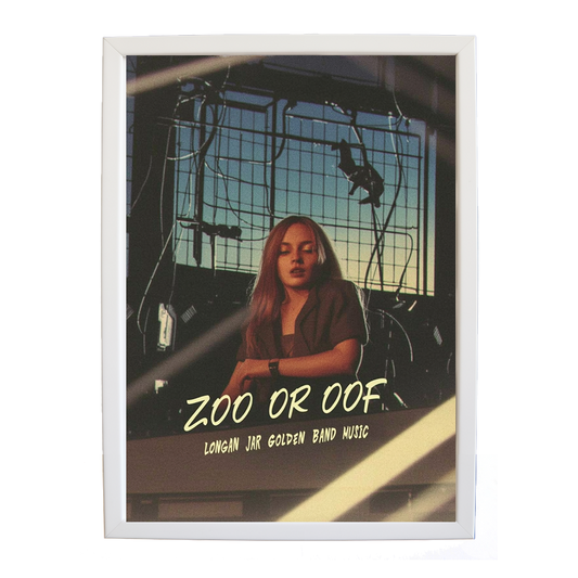 Longan Jar Golden Band Music – Creative Music Art Poster – wall art print – Zoo or Oof – pulsing EDM, electronic, dance – Music Stag