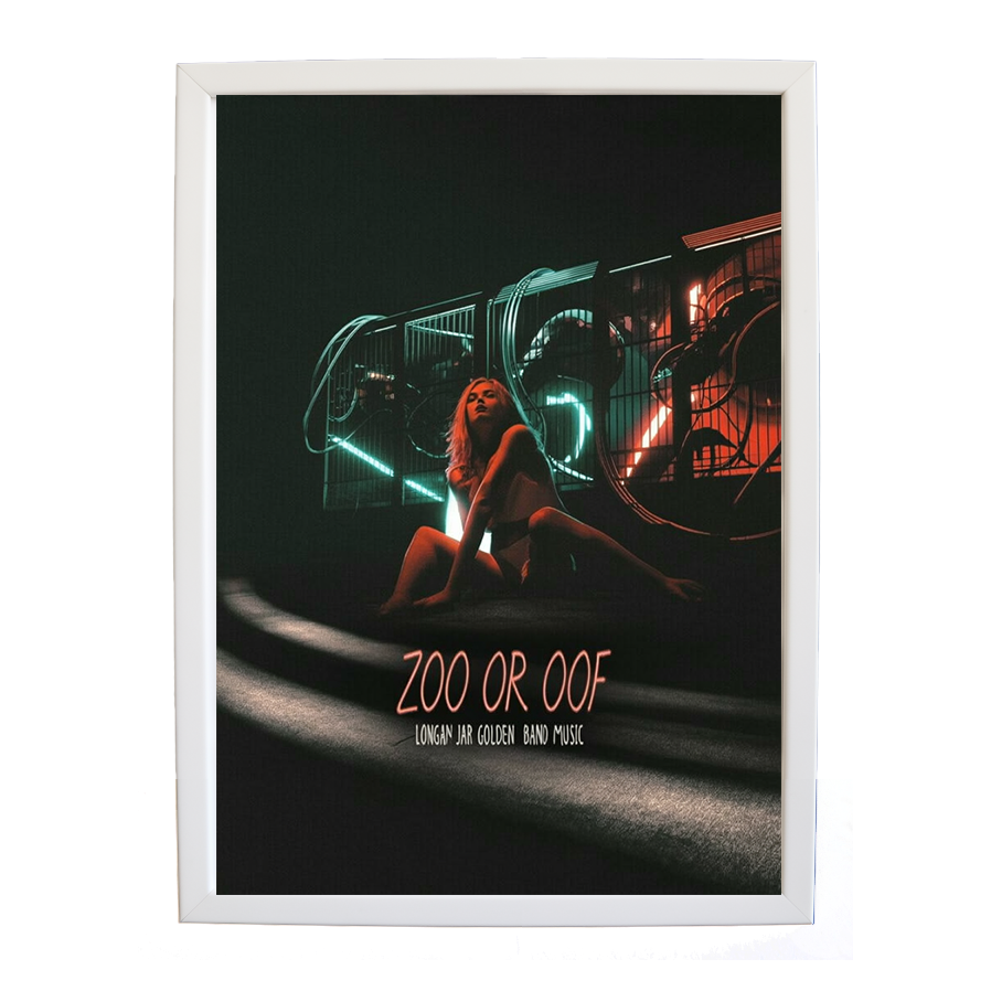 Longan Jar Golden Band Music – Music Canvas Print – wall art print – Zoo or Oof – pulsing EDM, electronic, dance – Music Stag