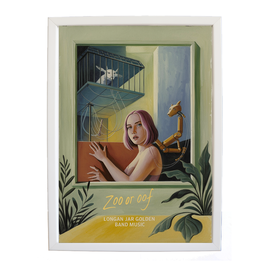 Longan Jar Golden Band Music – Music Wall Art Print – wall art print – Zoo or Oof – pulsing EDM, electronic, dance – Music Stag