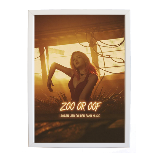 Longan Jar Golden Band Music – Modern Wall Art for Music Lovers – wall art print – Zoo or Oof – pulsing EDM, electronic, dance – Music Stag