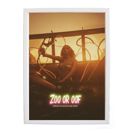 Longan Jar Golden Band Music – Song Inspired Art Print – wall art print – Zoo or Oof – pulsing EDM, electronic, dance – Music Stag