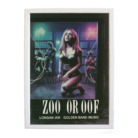 Longan Jar Golden Band Music – Music Wall Print – wall art print – Zoo or Oof – pulsing EDM, electronic, dance – Music Stag