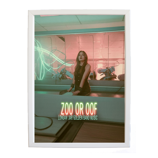 Longan Jar Golden Band Music – Music Canvas Print – wall art print – Zoo or Oof – pulsing EDM, electronic, dance – Music Stag