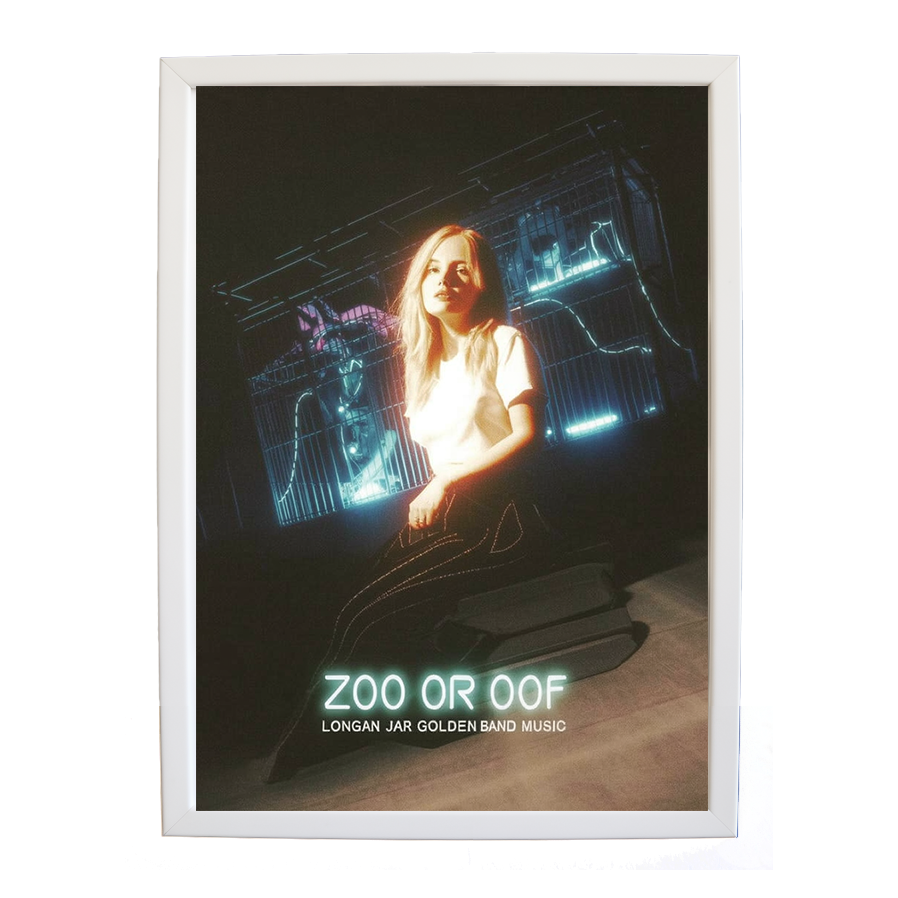 Longan Jar Golden Band Music – Expressive Music Print – wall art print – Zoo or Oof – pulsing EDM, electronic, dance – Music Stag