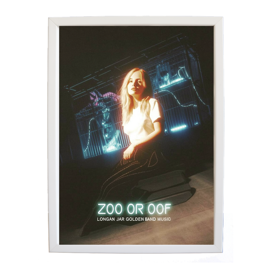 Longan Jar Golden Band Music – Expressive Music Print – wall art print – Zoo or Oof – pulsing EDM, electronic, dance – Music Stag