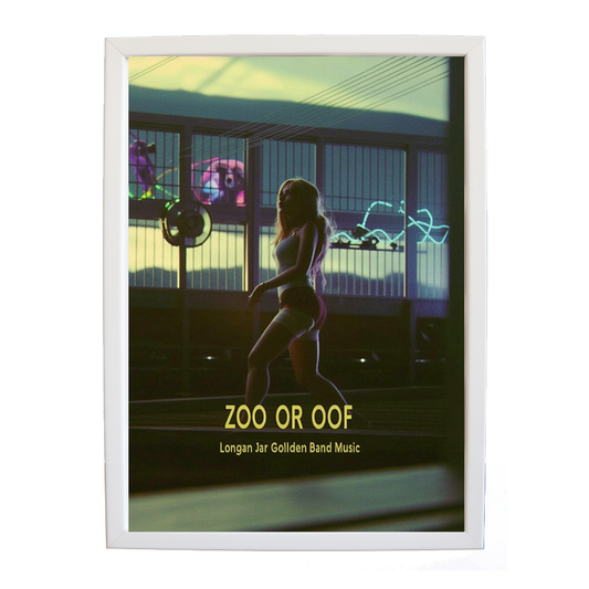 Longan Jar Golden Band Music – Album Art Print – wall art print – Zoo or Oof – pulsing EDM, electronic, dance – Music Stag