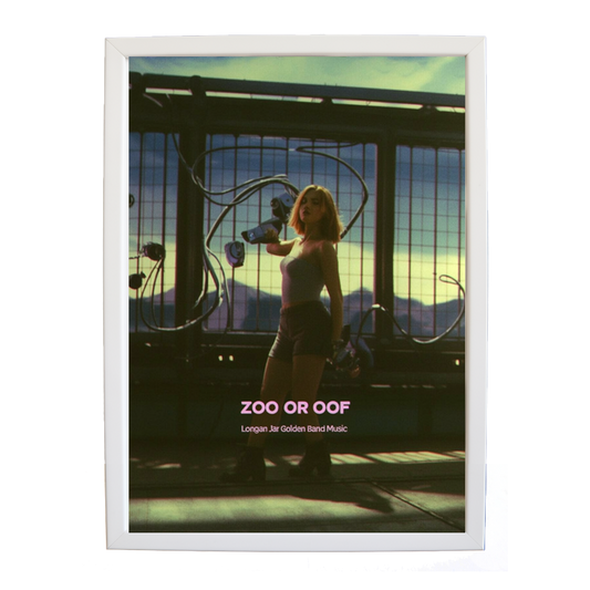 Longan Jar Golden Band Music – Inspirational Music Quote Art – wall art print – Zoo or Oof – pulsing EDM, electronic, dance – Music Stag