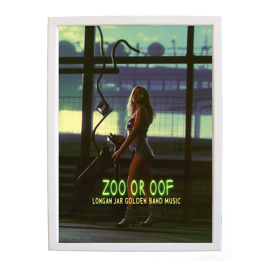 Longan Jar Golden Band Music – Art Music Print – wall art print – Zoo or Oof – pulsing EDM, electronic, dance – Music Stag