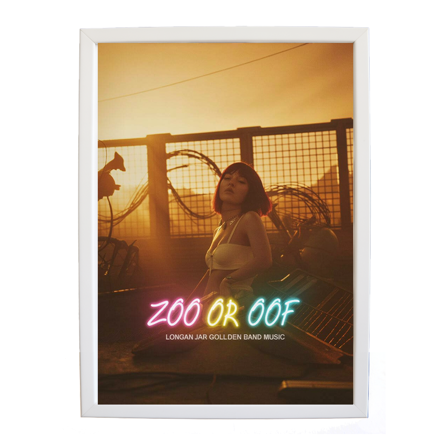 Longan Jar Golden Band Music – Music Photography Poster – wall art print – Zoo or Oof – pulsing EDM, electronic, dance – Music Stag