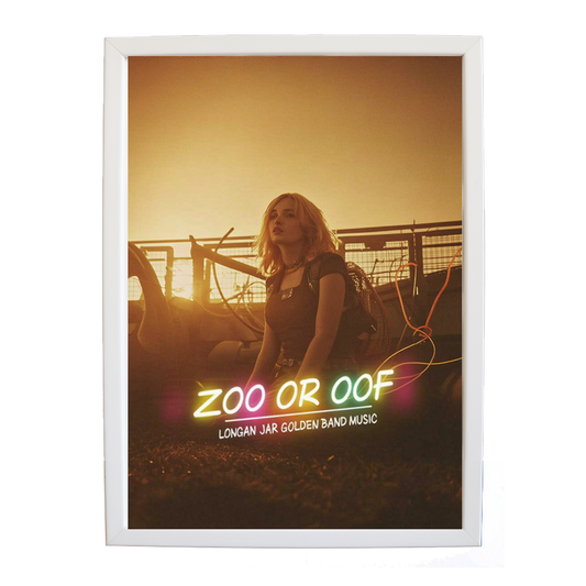 Longan Jar Golden Band Music – Album Art Print – wall art print – Zoo or Oof – pulsing EDM, electronic, dance – Music Stag