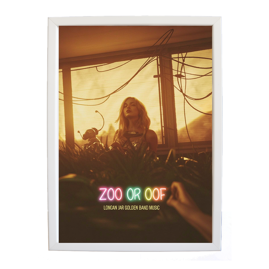 Longan Jar Golden Band Music – Music Photography Poster – wall art print – Zoo or Oof – pulsing EDM, electronic, dance – Music Stag