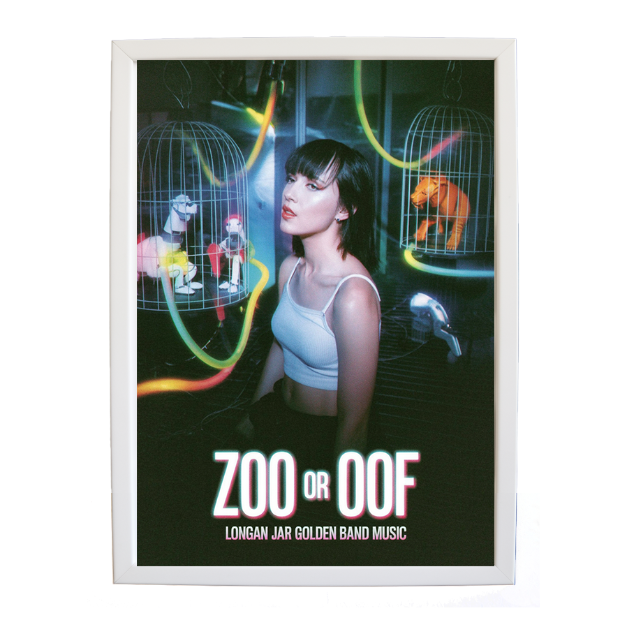 Longan Jar Golden Band Music – Music Art Print – wall art print – Zoo or Oof – pulsing EDM, electronic, dance – Music Stag