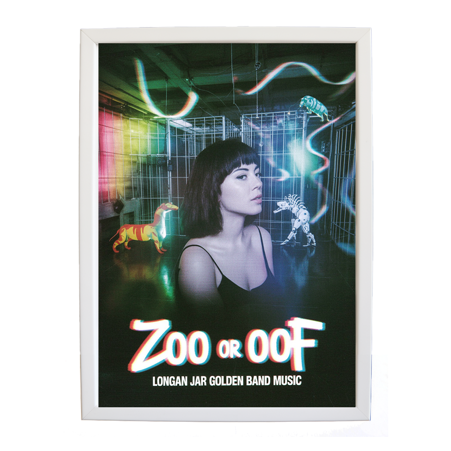 Longan Jar Golden Band Music – Classic Music Poster – wall art print – Zoo or Oof – pulsing EDM, electronic, dance – Music Stag