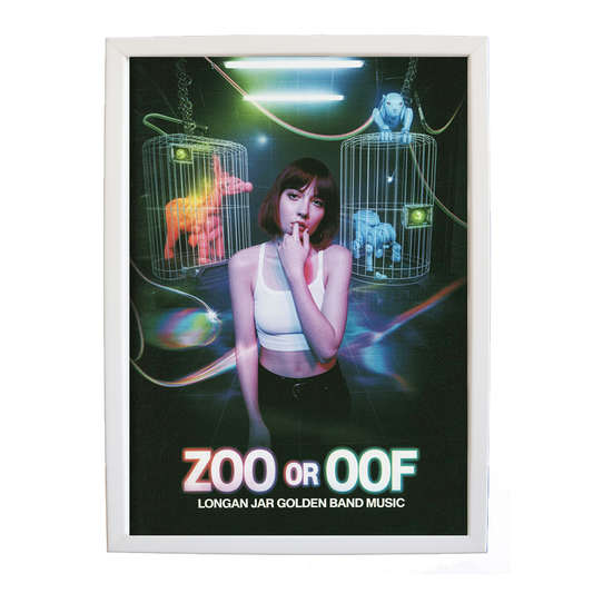 Longan Jar Golden Band Music – Classic Music Poster – wall art print – Zoo or Oof – pulsing EDM, electronic, dance – Music Stag