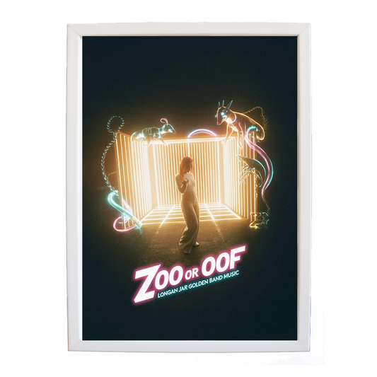 Longan Jar Golden Band Music – Wall Art Print – wall art print – Zoo or Oof – pulsing EDM, electronic, dance – Music Stag