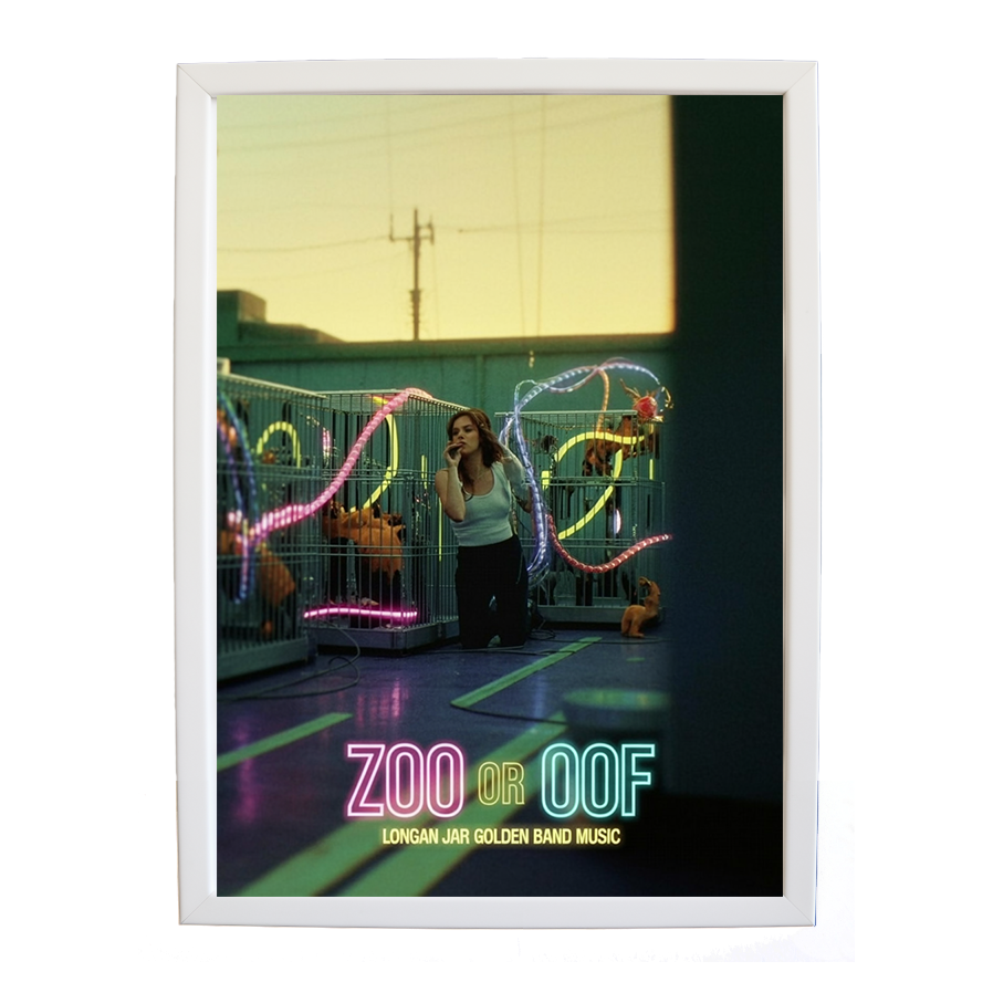 Longan Jar Golden Band Music – Music Art Print – wall art print – Zoo or Oof – pulsing EDM, electronic, dance – Music Stag