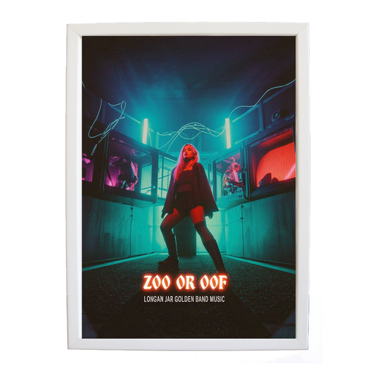 Longan Jar Golden Band Music – Song Wall Art Print – wall art print – Zoo or Oof – pulsing EDM, electronic, dance – Music Stag