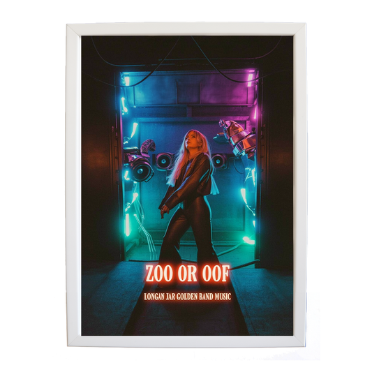 Longan Jar Golden Band Music – Wall Art Print – wall art print – Zoo or Oof – pulsing EDM, electronic, dance – Music Stag