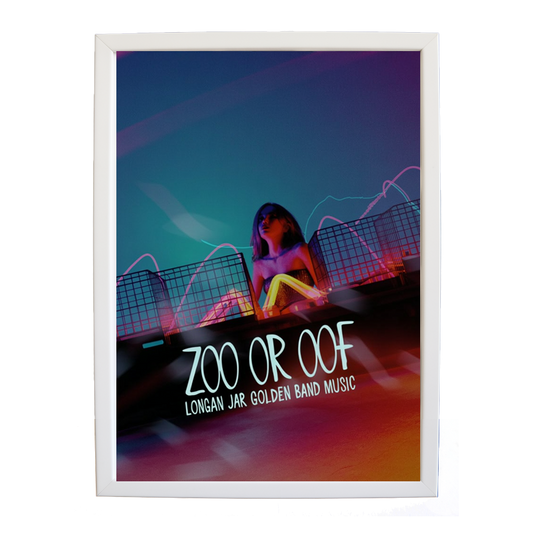 Longan Jar Golden Band Music – Music Room Wall Art – wall art print – Zoo or Oof – pulsing EDM, electronic, dance – Music Stag