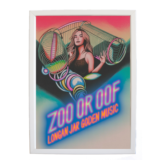 Longan Jar Golden Band Music – Music Culture Poster – wall art print – Zoo or Oof – pulsing EDM, electronic, dance – Music Stag