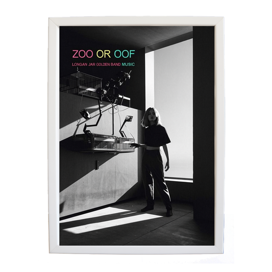 Longan Jar Golden Band Music – Music Canvas Print – wall art print – Zoo or Oof – pulsing EDM, electronic, dance – Music Stag