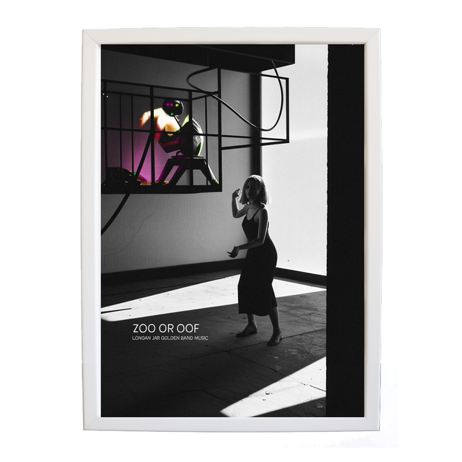 Longan Jar Golden Band Music – Music Art Print – wall art print – Zoo or Oof – pulsing EDM, electronic, dance – Music Stag