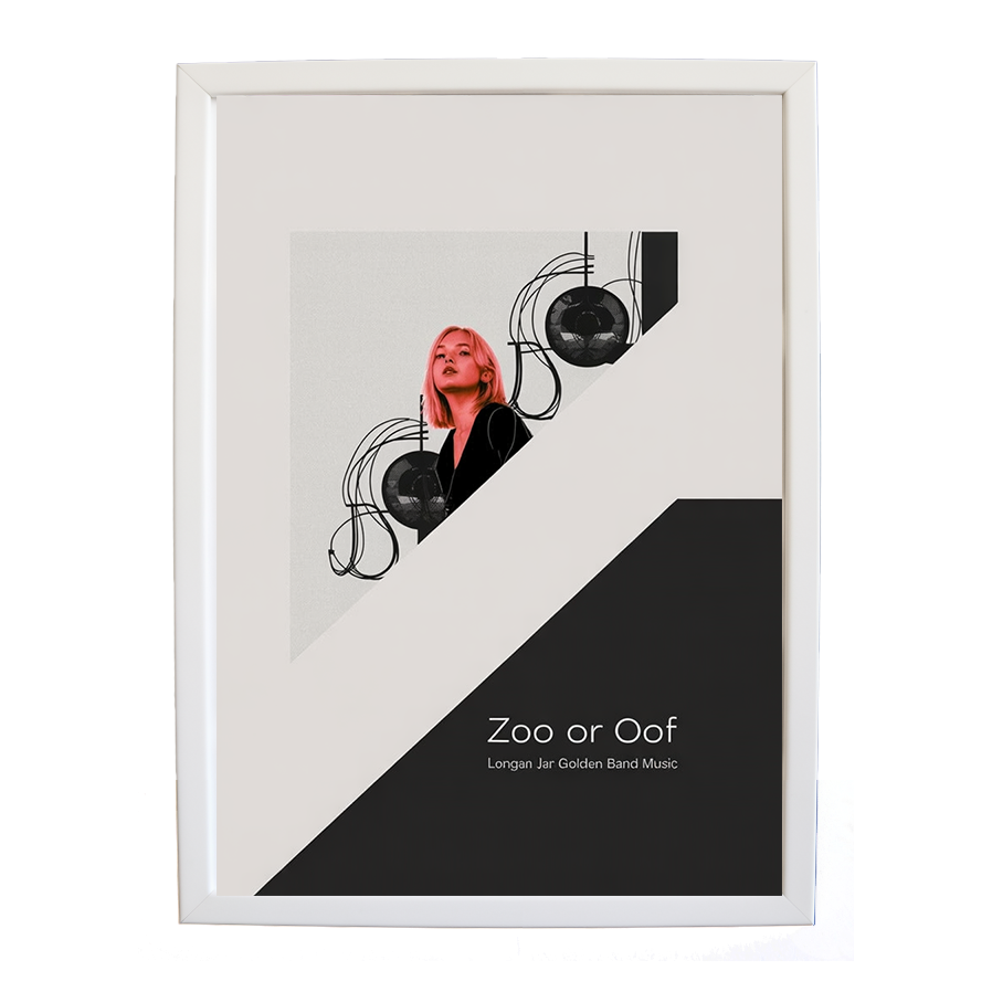 Longan Jar Golden Band Music – Music Culture Poster – wall art print – Zoo or Oof – pulsing EDM, electronic, dance – Music Stag