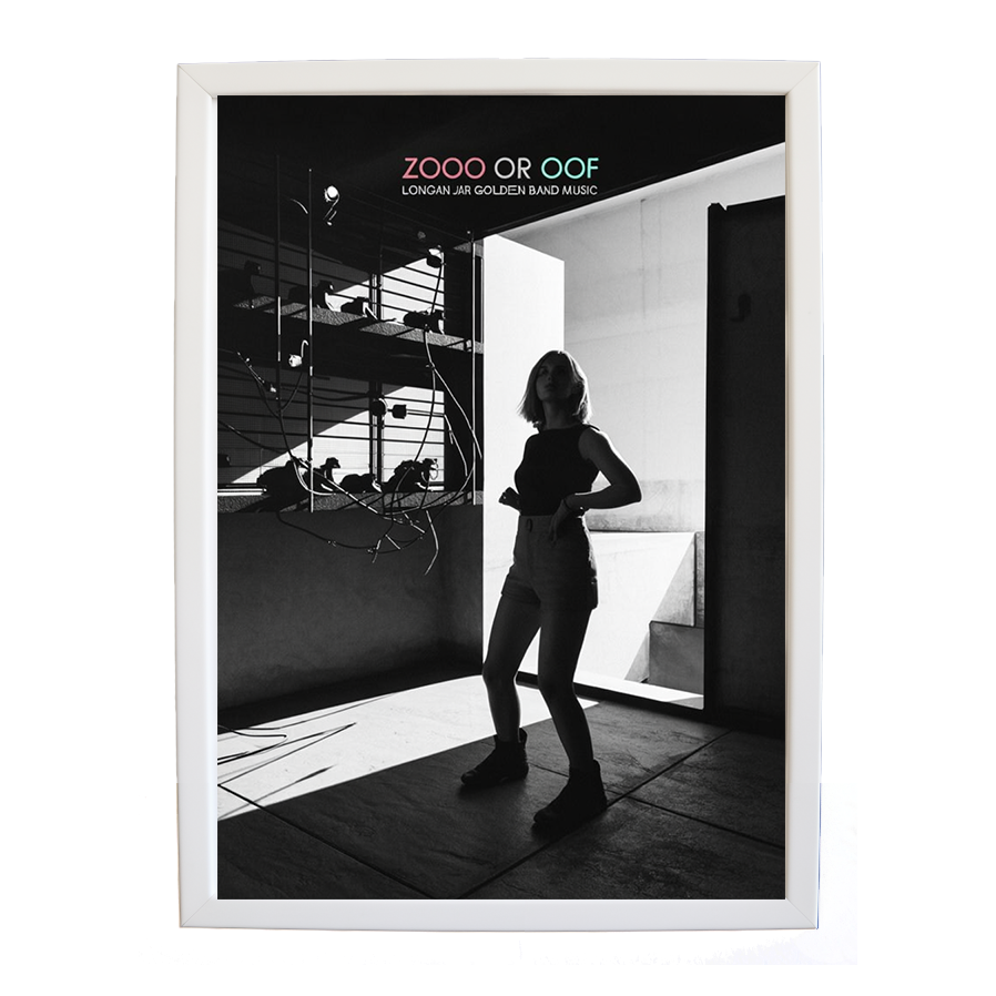 Longan Jar Golden Band Music – Music Poster – wall art print – Zoo or Oof – pulsing EDM, electronic, dance – Music Stag