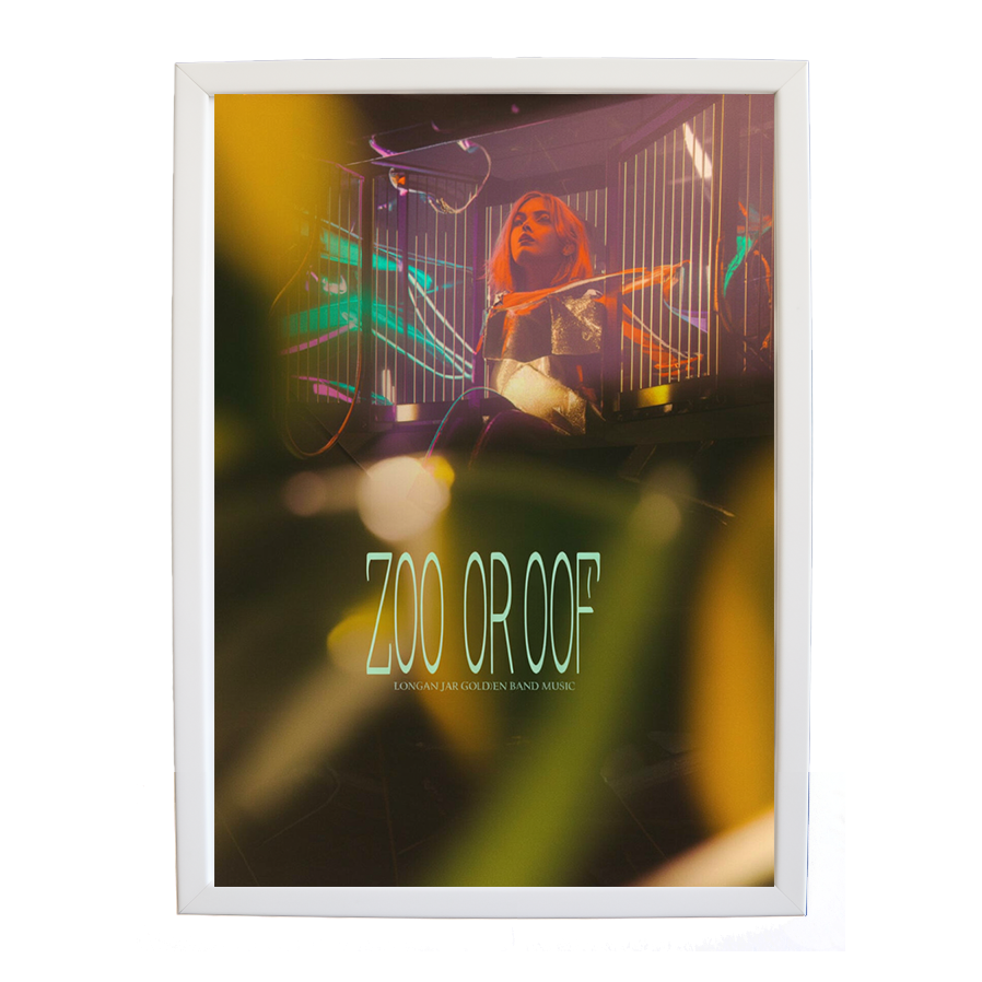 Longan Jar Golden Band Music – Music Lover Wall Print – wall art print – Zoo or Oof – pulsing EDM, electronic, dance – Music Stag