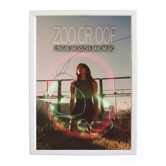 Longan Jar Golden Band Music – Music Artwork for Home – wall art print – Zoo or Oof – pulsing EDM, electronic, dance – Music Stag