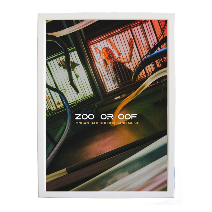 Longan Jar Golden Band Music – Lyric Wall Art Print – wall art print – Zoo or Oof – pulsing EDM, electronic, dance – Music Stag