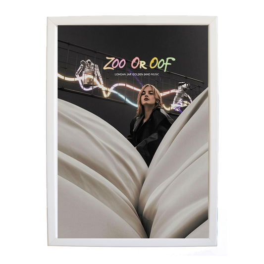 Longan Jar Golden Band Music – Modern Music Poster – wall art print – Zoo or Oof – pulsing EDM, electronic, dance – Music Stag